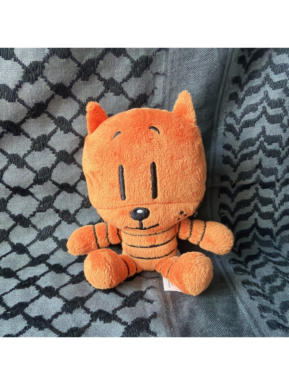 MerryMakers Dog Man Li'l Petey Plush Doll Dav Pilkey Orange Cat 6 Inch SKU 1889